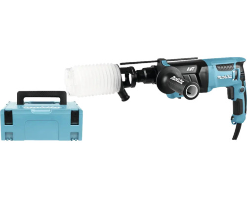 Makita boorhamer met stofafzuiging en transportkoffer