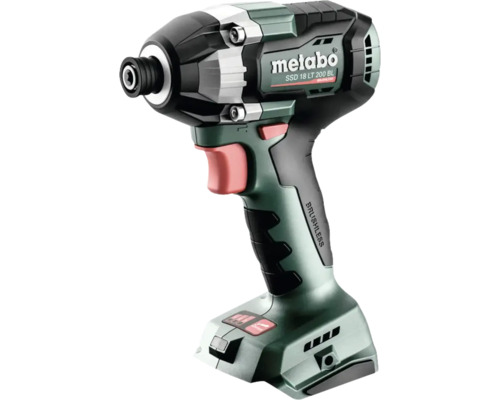 METABO Accu combiset 2.8.1 18V: schroefboormachine BS 18 + slagschroevendraaier SSD 18 LT 200 BL (incl. 2x accu 18V/2,0Ah, lader en koffer) Metabo Logo slagschroevendraaier