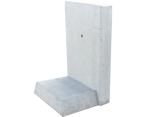 DIEPHAUS L-steen grijs 50 x 12 x 80 cm voetdiepte = 45 cm Betonnen hoeksteun voor het ontwerpen van tuinen en buitenruimtes