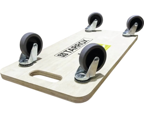 Werkplaatsrolplank met vier wielen en handgreep