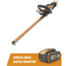 Worx accu heggenschaar met extra gratis 20 Volt 4,0 Ampere-uur accu