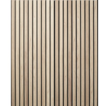 Houten paneel met lattenstructuur