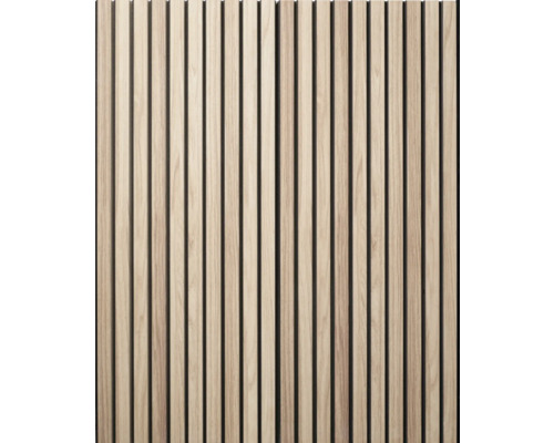 Houten paneel met lattenstructuur