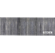 Deurmat met houtlook en het woord keuken