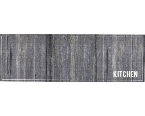 MD ENTREE Loper Cook&Wash Kitchen Wood antraciet 50x150 cm