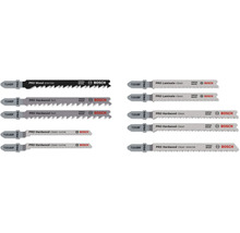 Diverse decoupeerzaagbladen voor hout, laminaat en hardhout van Bosch