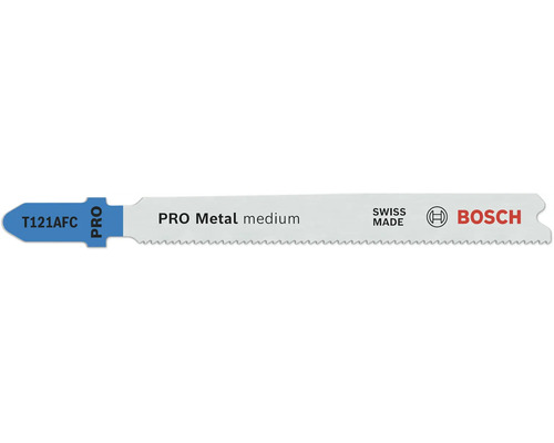BOSCH Decoupeerzaagblad T121AFC metal medium, 3 stuks Bosch decoupeerzaagblad Pro Metal medium
