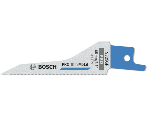 Bosch decoupeerzaagblad S325GF Pro voor dun metaal, 85 mm lang