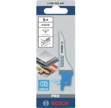 Bosch S 325 GF decoupeerzaagblad voor dun plaatmetaal, 5 stuks