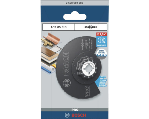 Bosch ACZ 85 EIB Starlock zaagblad voor multifunctionele gereedschappen