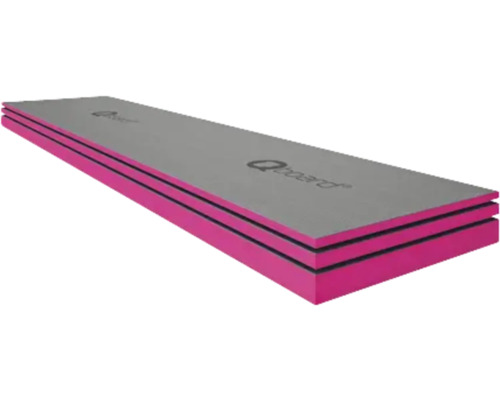 Isolatieplaten van hardschuim met het Qboard logo