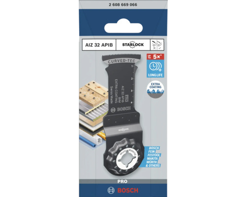 Bosch AIZ 32 APIB invalzaagblad in verpakkingsontwerp