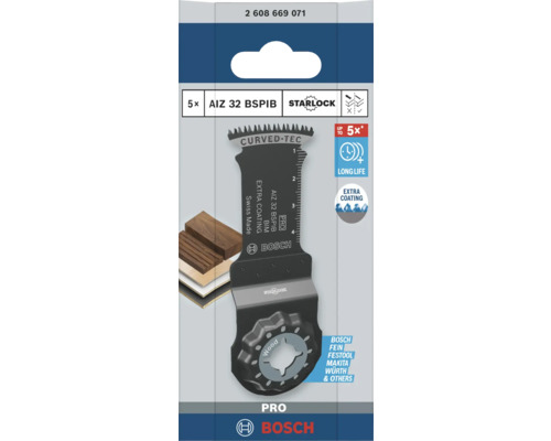 Bosch AIZ 32 BSPIB invalzaagblad in 5-pack met Starlock-opname