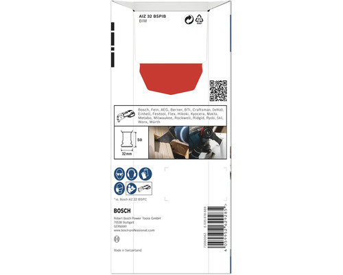 Verpakking van een Bosch AIZ 32 BSPIB BIM zaagblad