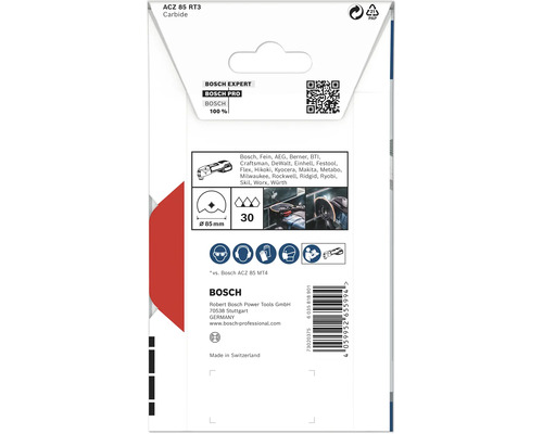 Bosch ACZ 85 RT3 Carbide zaagbladverpakking