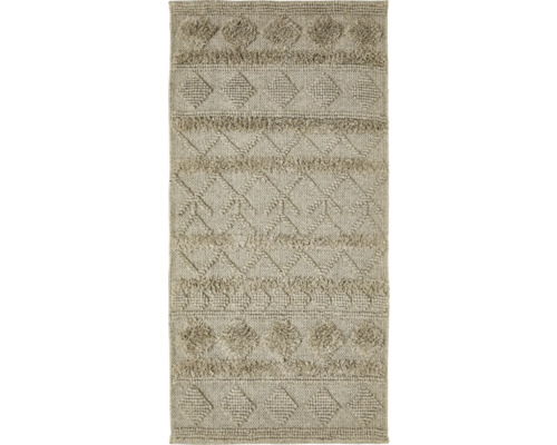 LUXOR LIVING Vloerkleed Hägga Eco grijs 70x140 cm