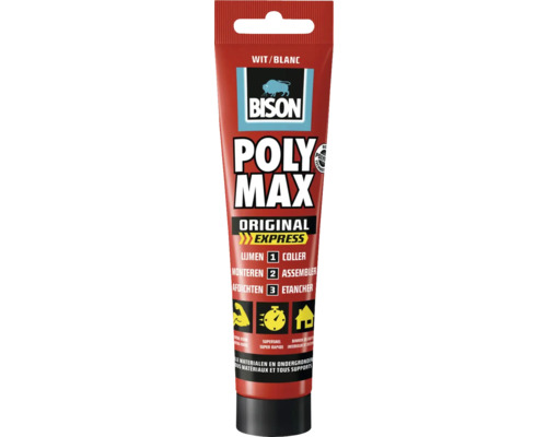 BISON Poly Max® express wit tube 165 g