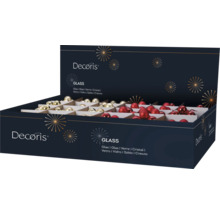 Decoris kerstballenset van glas in een verkoopverpakking