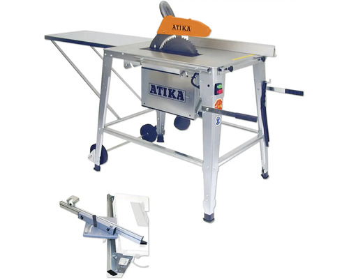 Atika tafelcirkelzaag met tafelverbreding en hoekaanslag