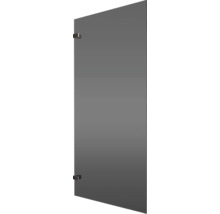 SCHULTE Zijwand voor douchedeur antraciet glas Vetro 97,5 cm gunmetal