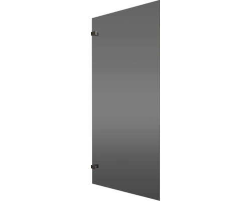 SCHULTE Zijwand voor douchedeur antraciet glas Vetro 97,5 cm gunmetal