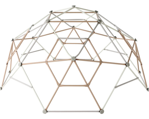 Klimkoepel van stalen buizen