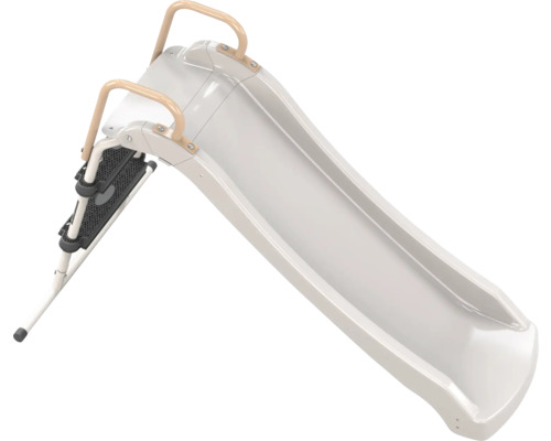 Kinderglijbaan met handgrepen en treden voor de tuin