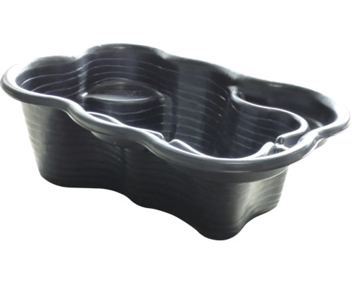 Zwarte vijvervorm van kunststof