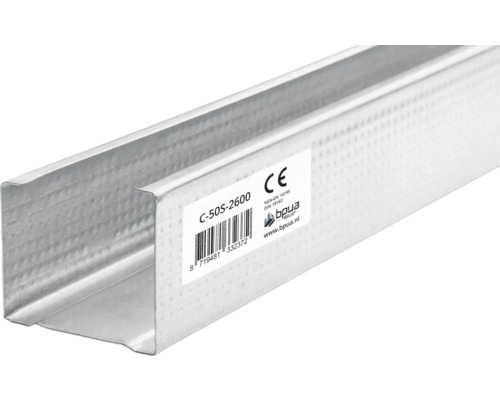 C-profiel voor gipsplaatconstructie