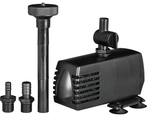 Vijverpomp met sproeieropzetstuk en slangaansluiting