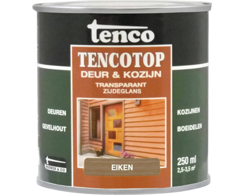 Tenco Tencotop Houtlak voor deuren en kozijnen, eiken, 250 ml