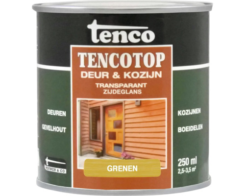 Tencotop houtverf voor deuren en kozijnen, 250 ml