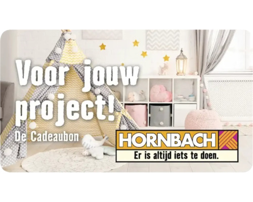 Sfeervolle kinderkamer met tipi tent, opbergmeubel en decoratie, Hornbach Logo