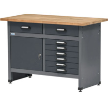 Werkbank met laden en deur