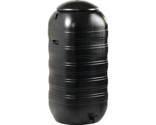 Regenton van kunststof met deksel en aftapkraan