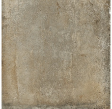 Close-up van een tegel met betonlook.