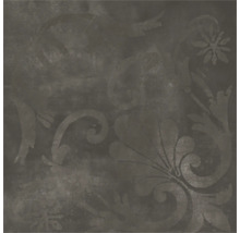 Decoratieve vloertegel met bloemmotief.