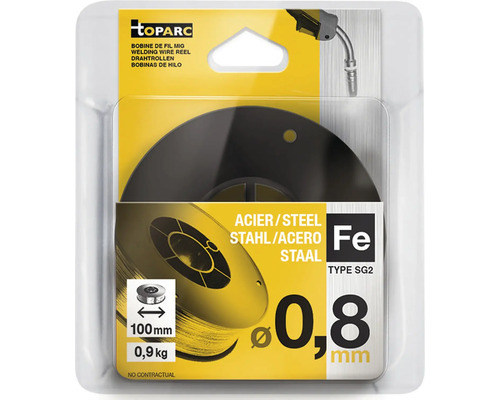 Toparc lasdraadrol, 0,8 mm diameter, 0,9 kg gewicht