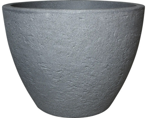 GELI Plantenpot Stone rond kunststof grijs H45xØ60cm