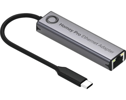 Homey Pro Ethernetadapter met USB-C-aansluiting