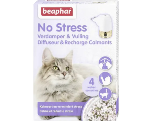 Beaphar No Stress Verdamper en vulling voor katten ter vermindering van stress