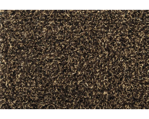HAMAT Droogloopmat Aqua Stop bruin 100 cm breed Close-up van een shaggy tapijt