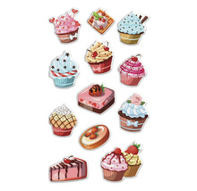 Afbeelding van verschillende taarten en cupcakes