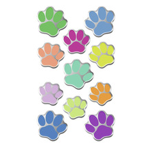 Meerkleurige pootafdrukstickers