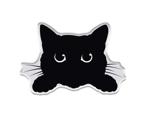 Sticker met kattenmotief