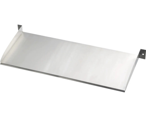 Roestvrijstalen plank met beugels voor montage