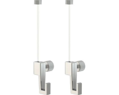 Twee foto-ophangers met verstelbare kabel