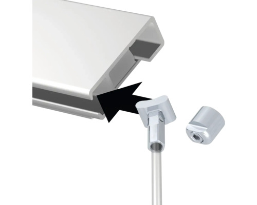 Montage van een fotolijstrail met accessoires