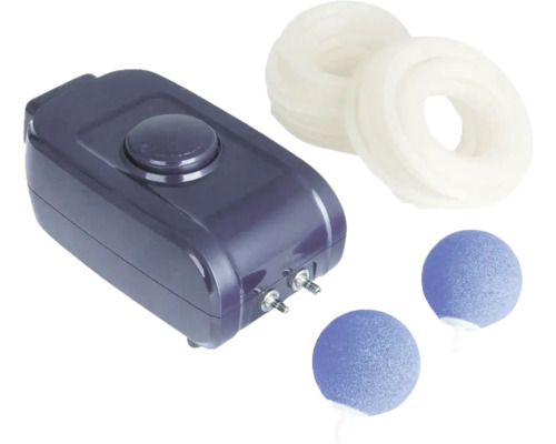 Aquariumpomp met luchtslang en luchtsteen voor zuurstoftoevoer