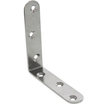Metalen hoekverbinding met bevestigingsgaten